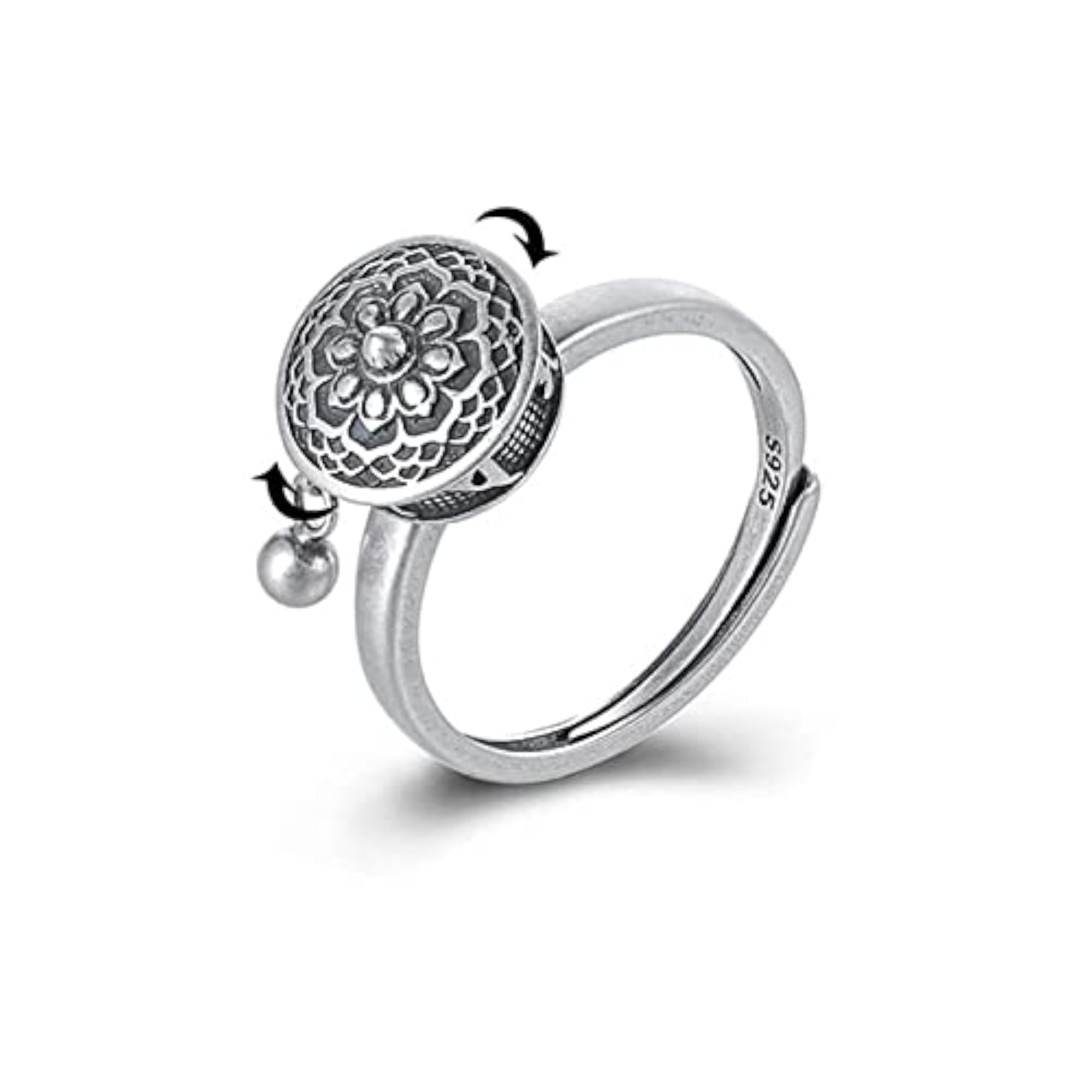 Men's Creative National Style Opening Ring